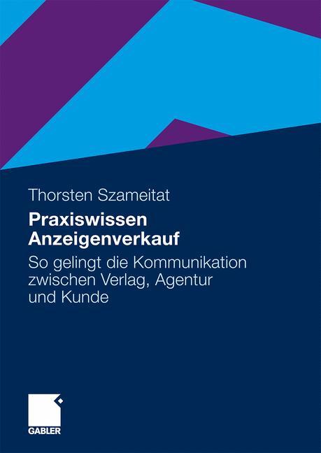 Vorderes Coverbild Praxiswissen Anzeigenverkauf