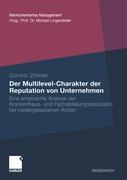 Vorderes Coverbild Der Multilevel-Charakter der Reputation von Unternehmen