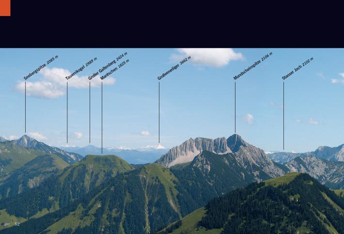 Beispielinhalt (Bild) Einsame Gipfel und Grate