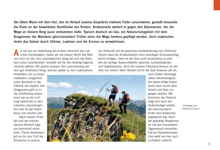 Beispielinhalt (Bild) Einsame Gipfel und Grate