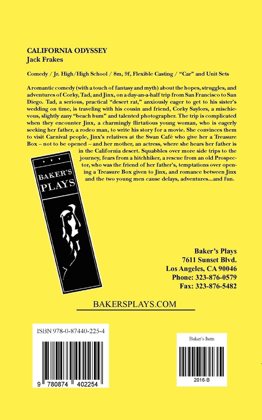 Rückseitencover California Odyssey