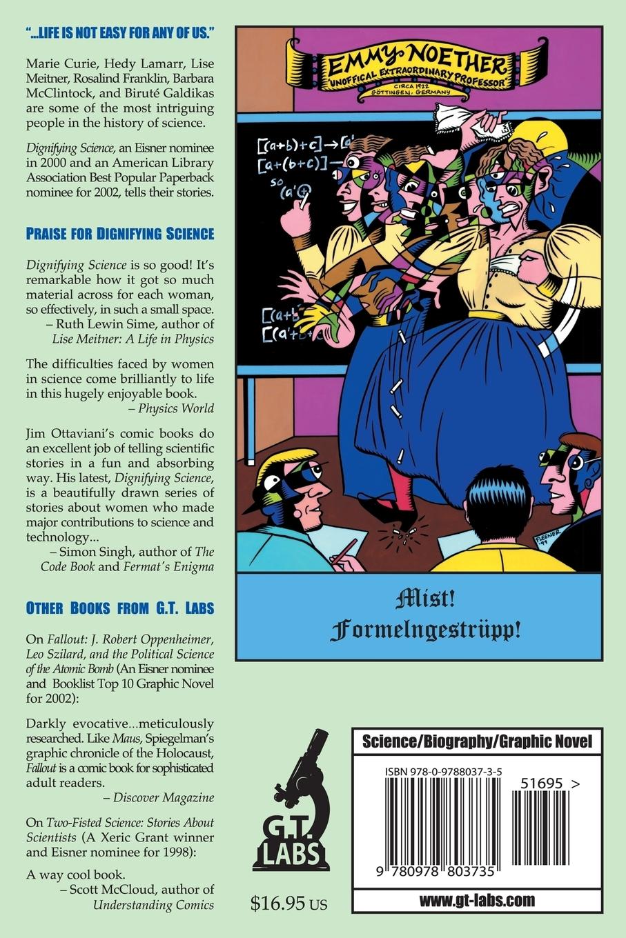Rückseitencover Dignifying Science: Stories about Women Scientists