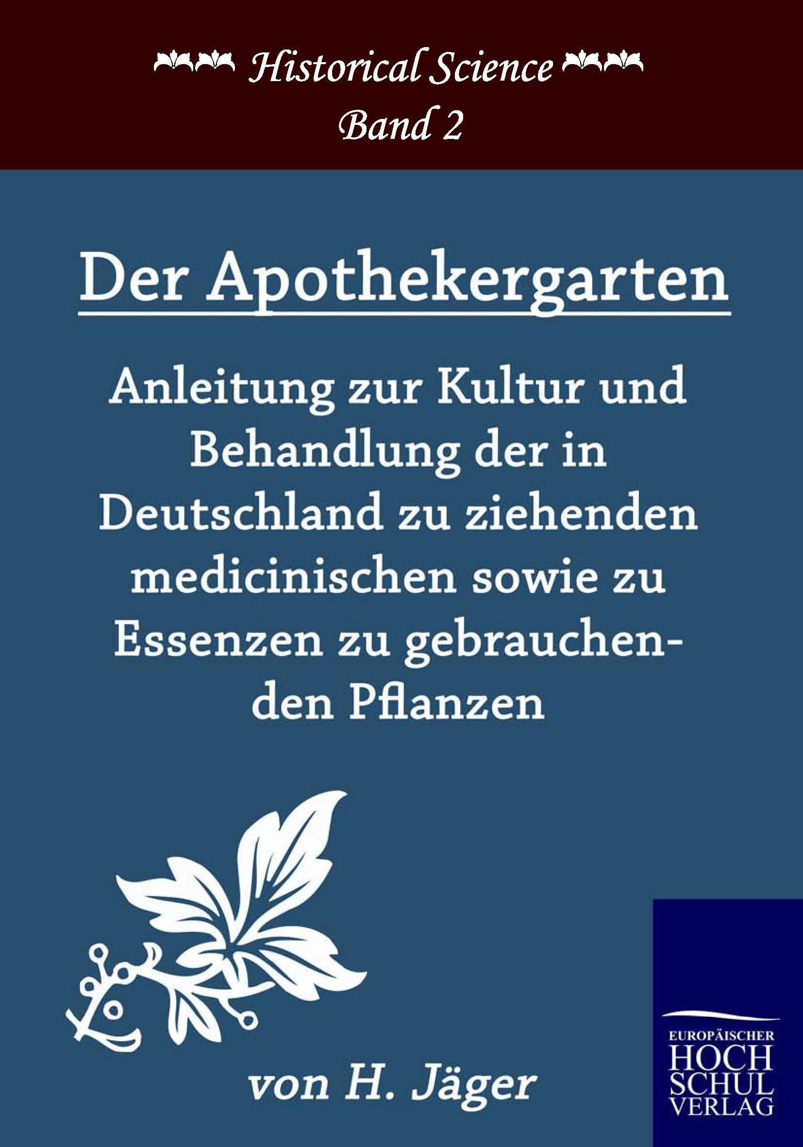 Vorderes Coverbild Der Apothekergarten