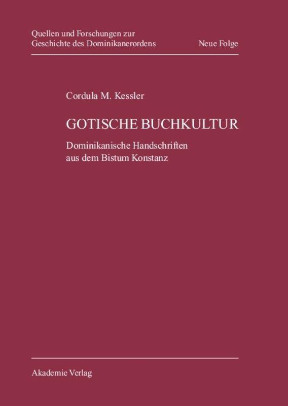 Vorderes Coverbild Gotische Buchkultur