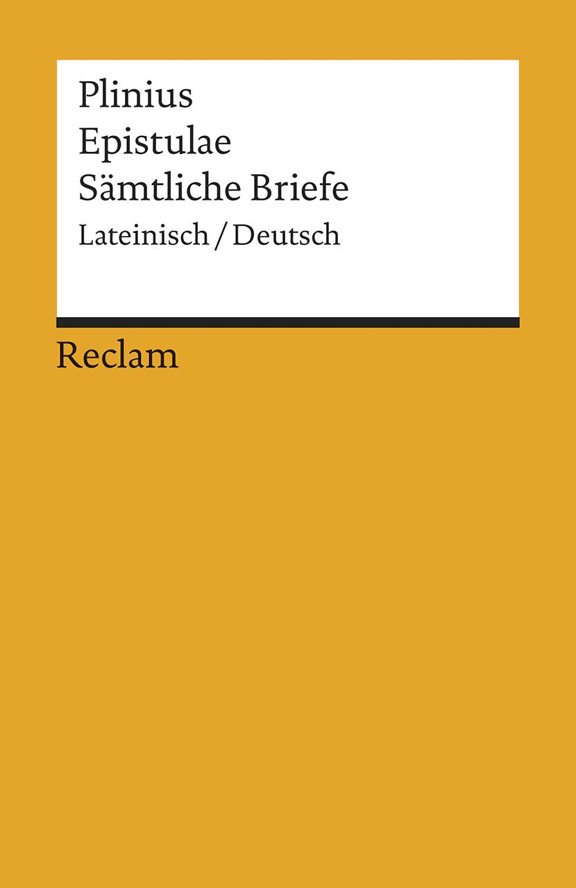 Vorderes Coverbild Epistulae / Sämtliche Briefe