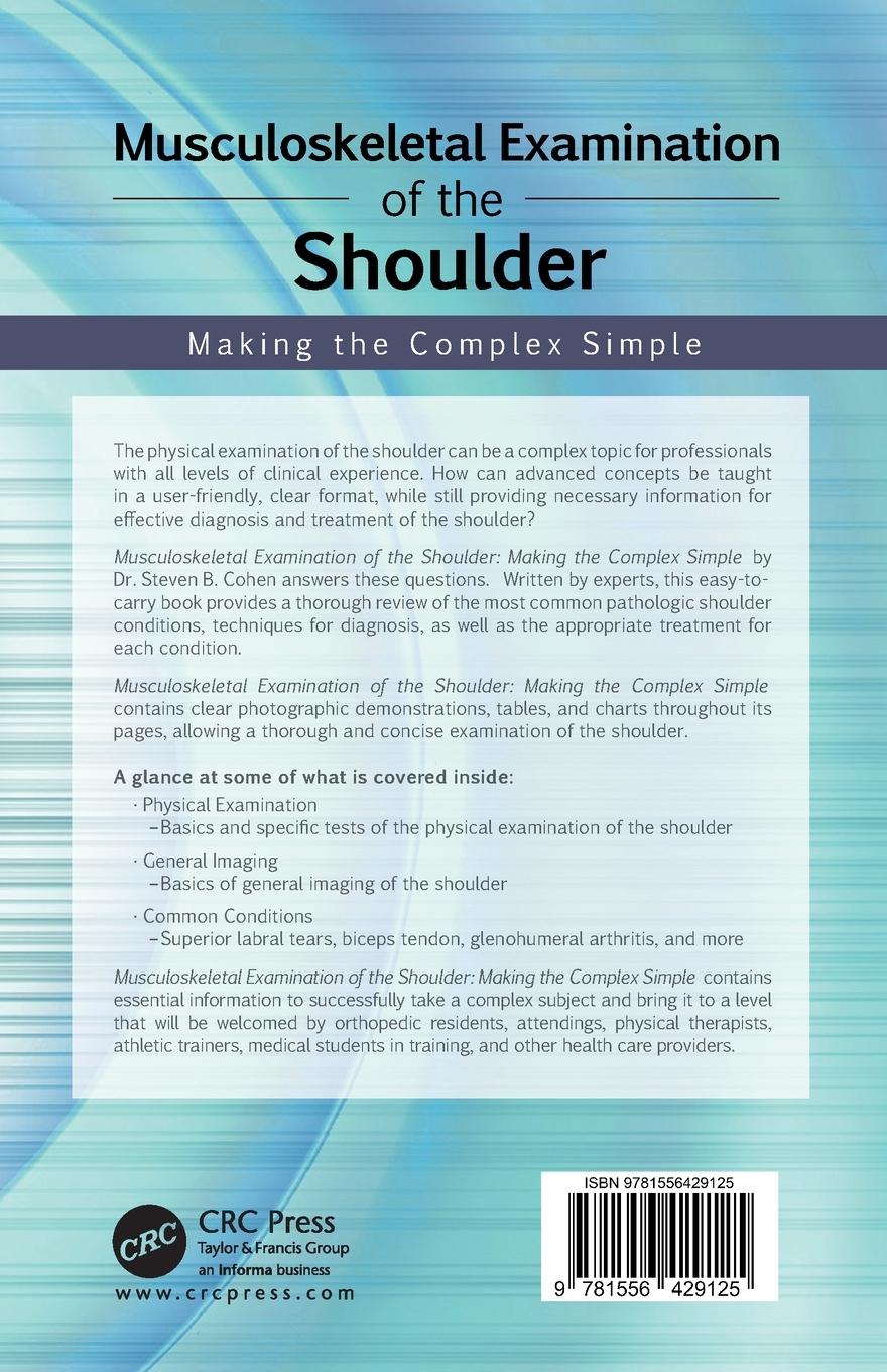 Rückseitencover Musculoskeletal Examination of the Shoulder