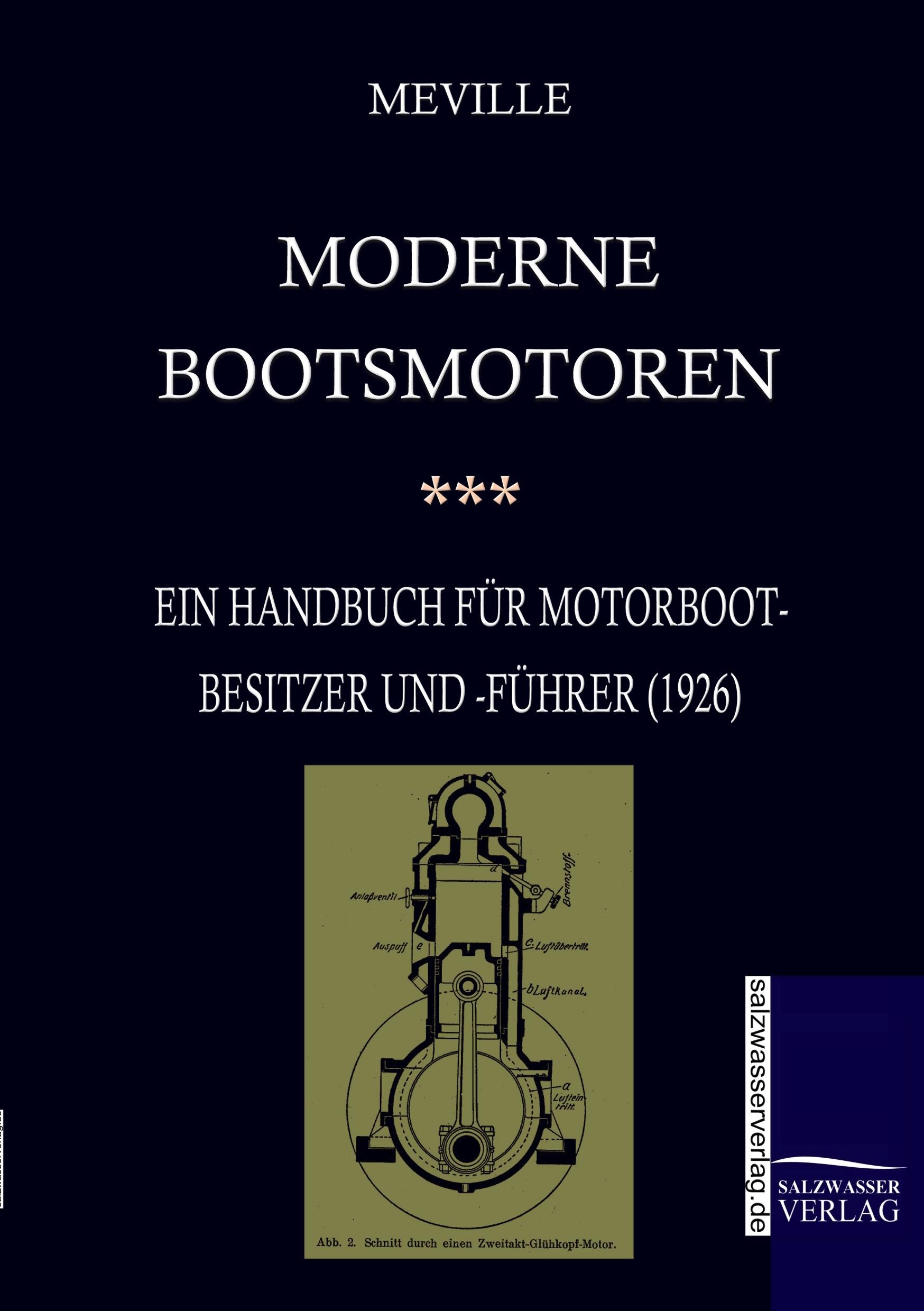 Vorderes Coverbild Moderne Bootsmotoren (1926)