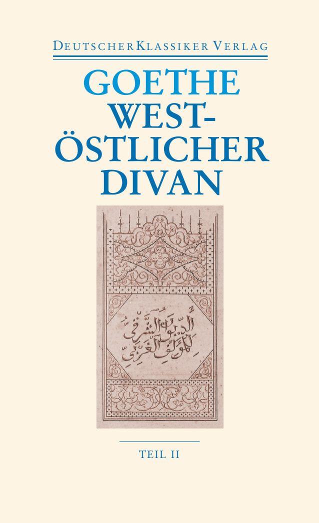 Vorderes Coverbild West-östlicher Divan