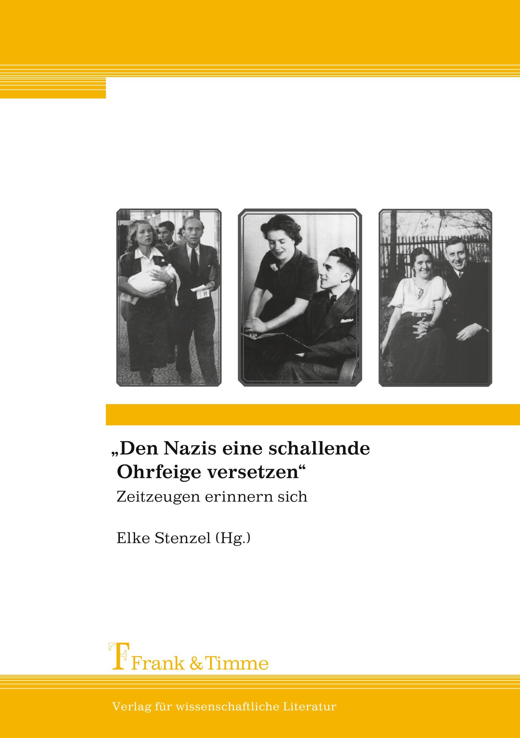 Vorderes Coverbild "Den Nazis eine schallende Ohrfeige versetzen"