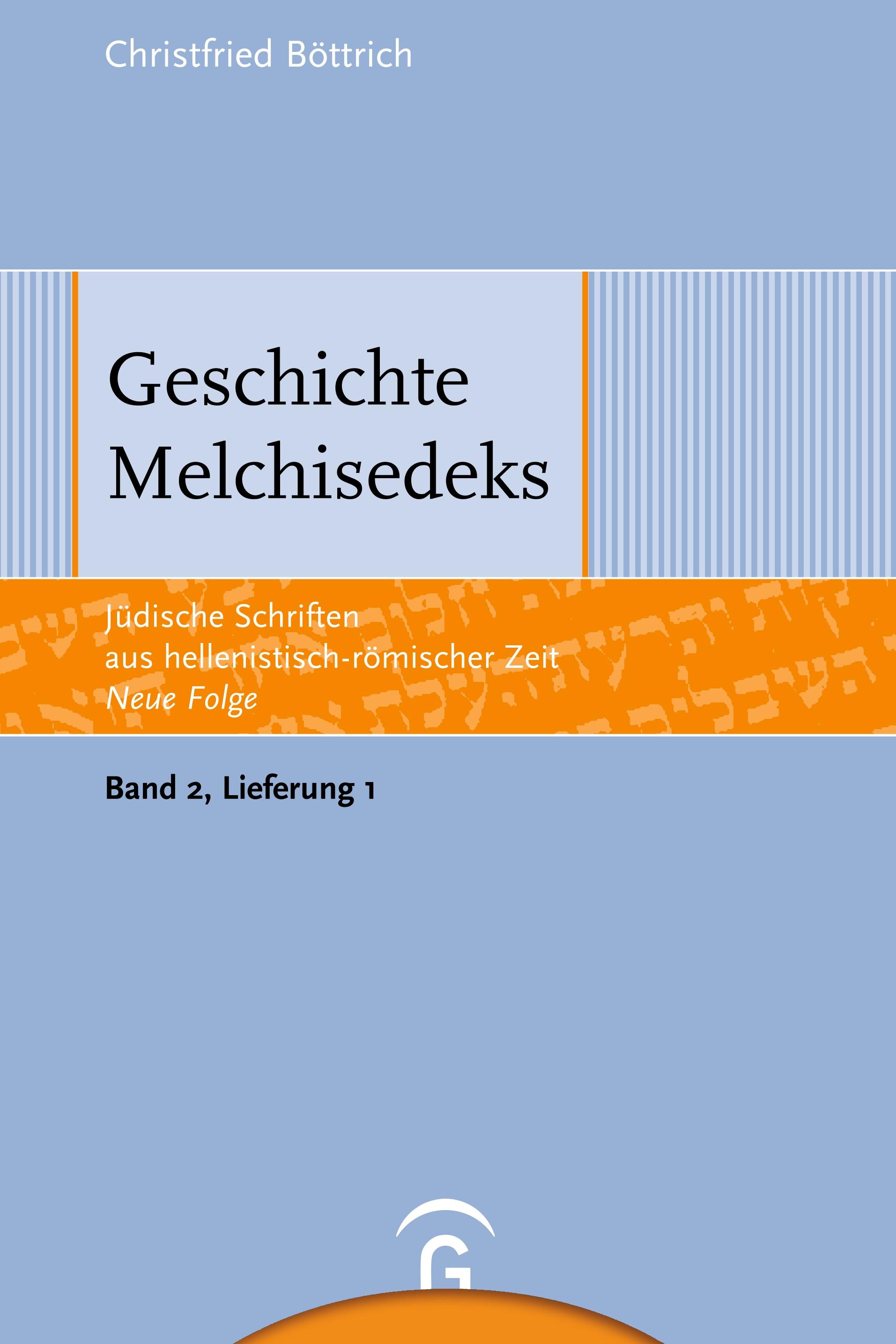 Vorderes Coverbild Geschichte Melchisedeks
