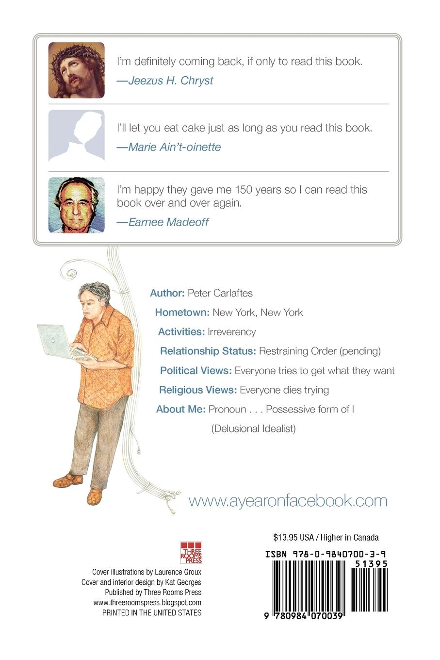 Rückseitencover A Year on Facebook