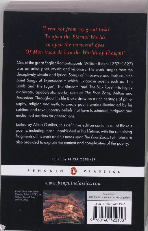 Rückseitencover The Complete Poems