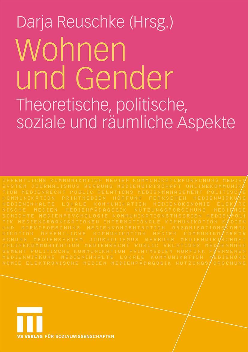 Vorderes Coverbild Wohnen und Gender