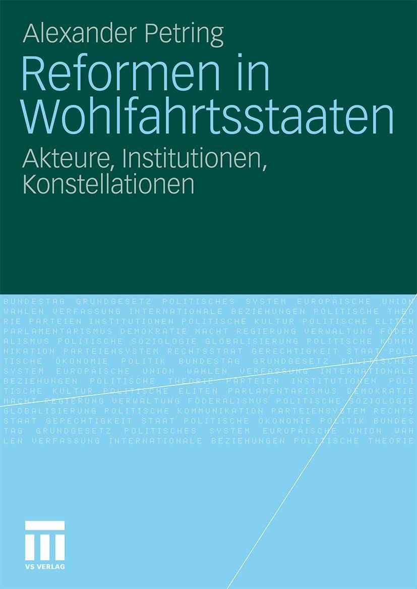 Vorderes Coverbild Reformen in Wohlfahrtsstaaten