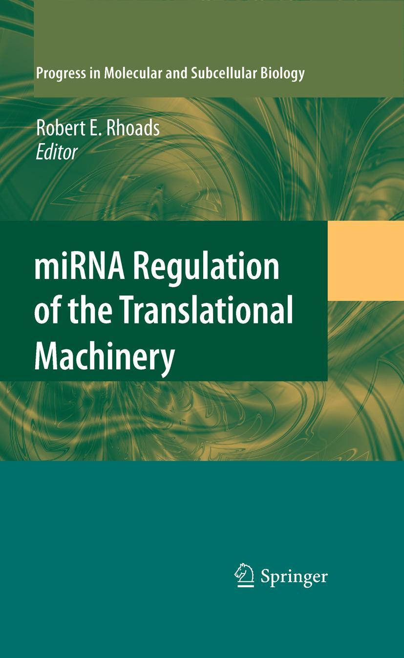 Vorderes Coverbild miRNA Regulation of the Translational Machinery