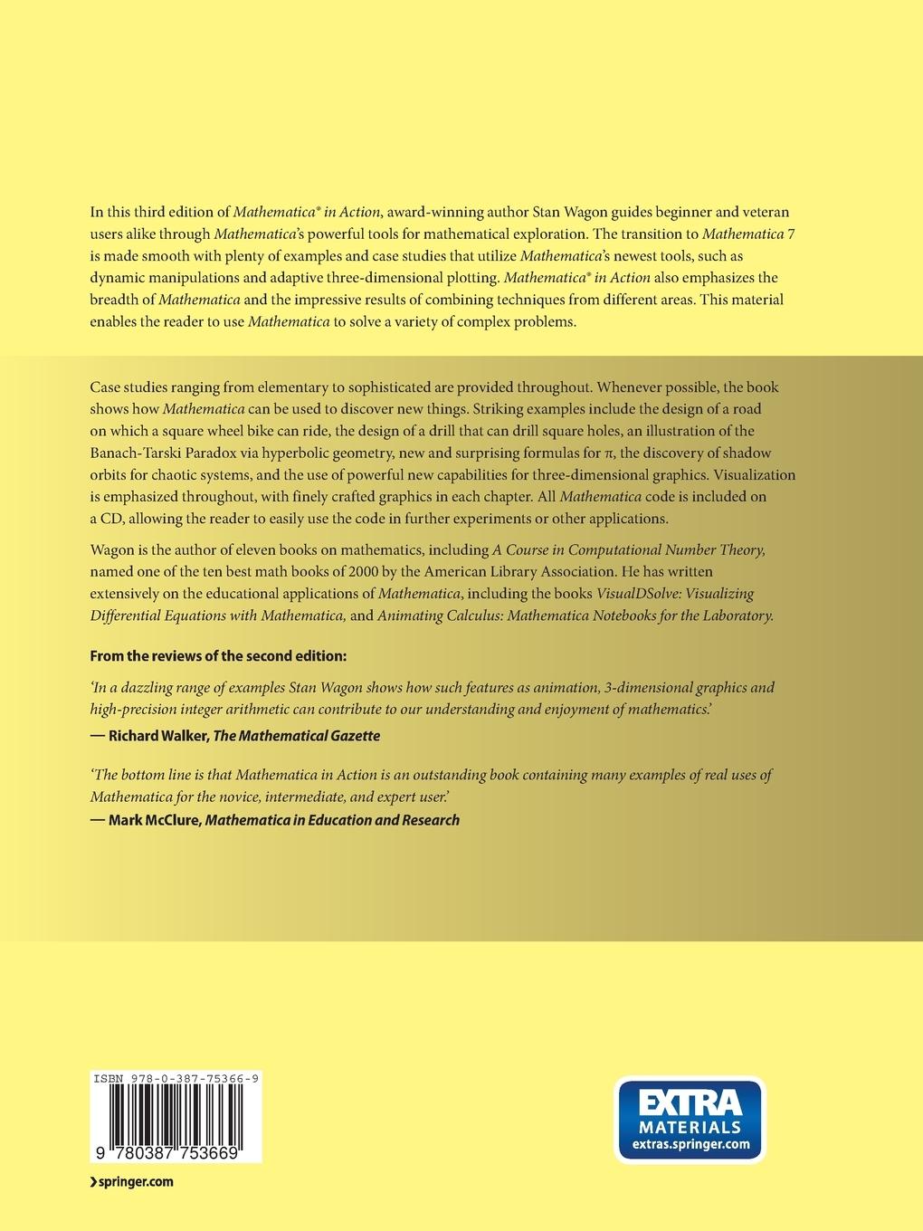 Rückseitencover Mathematica in Action