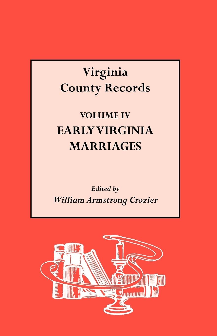 Vorderes Coverbild Early Virginia Marriages