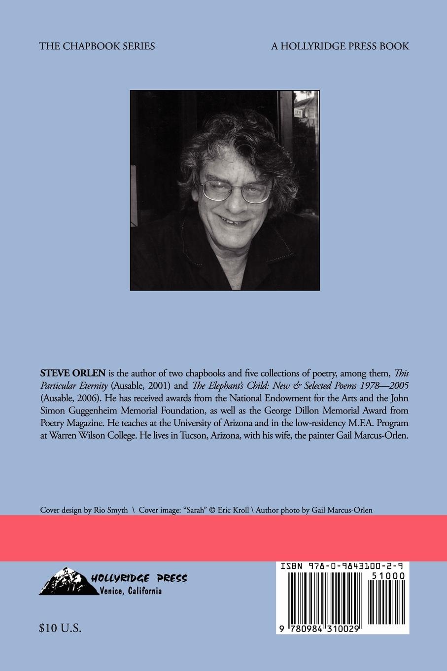 Rückseitencover A Thousand Threads (the Hollyridge Press Chapbook Series)