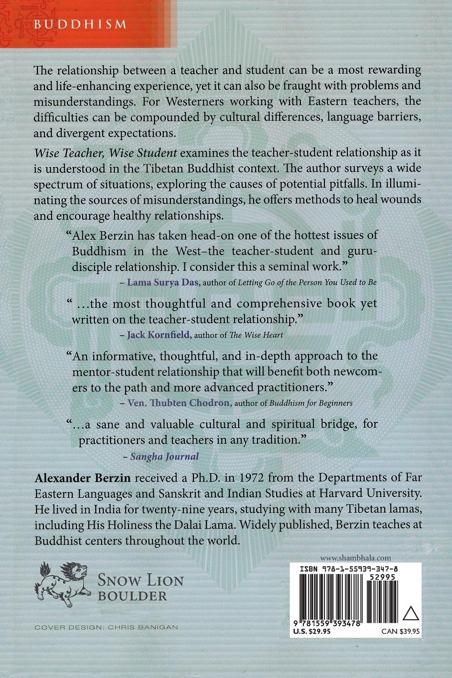 Rückseitencover Wise Teacher Wise Student