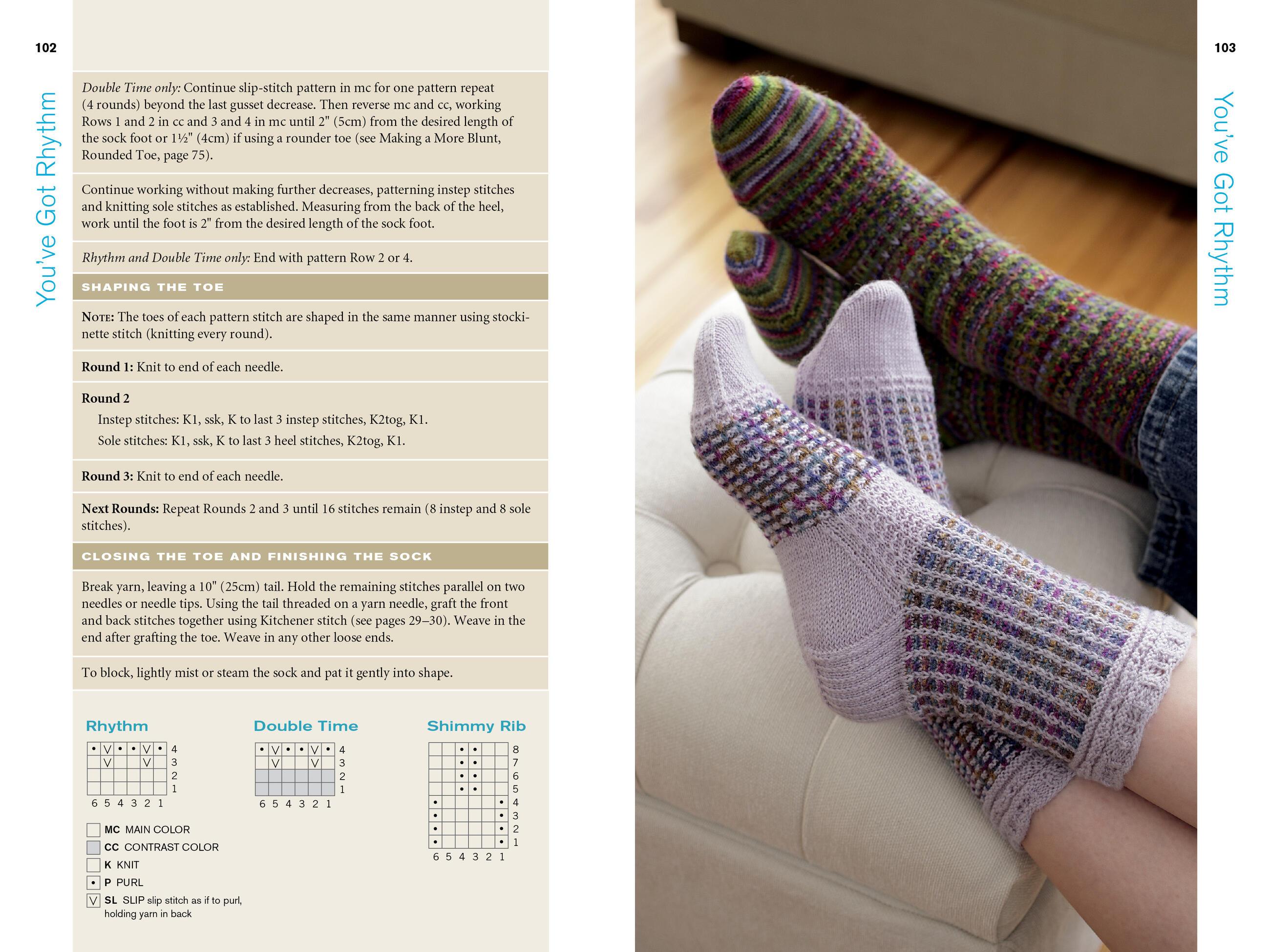 Beispielinhalt (Bild) Knit Socks!