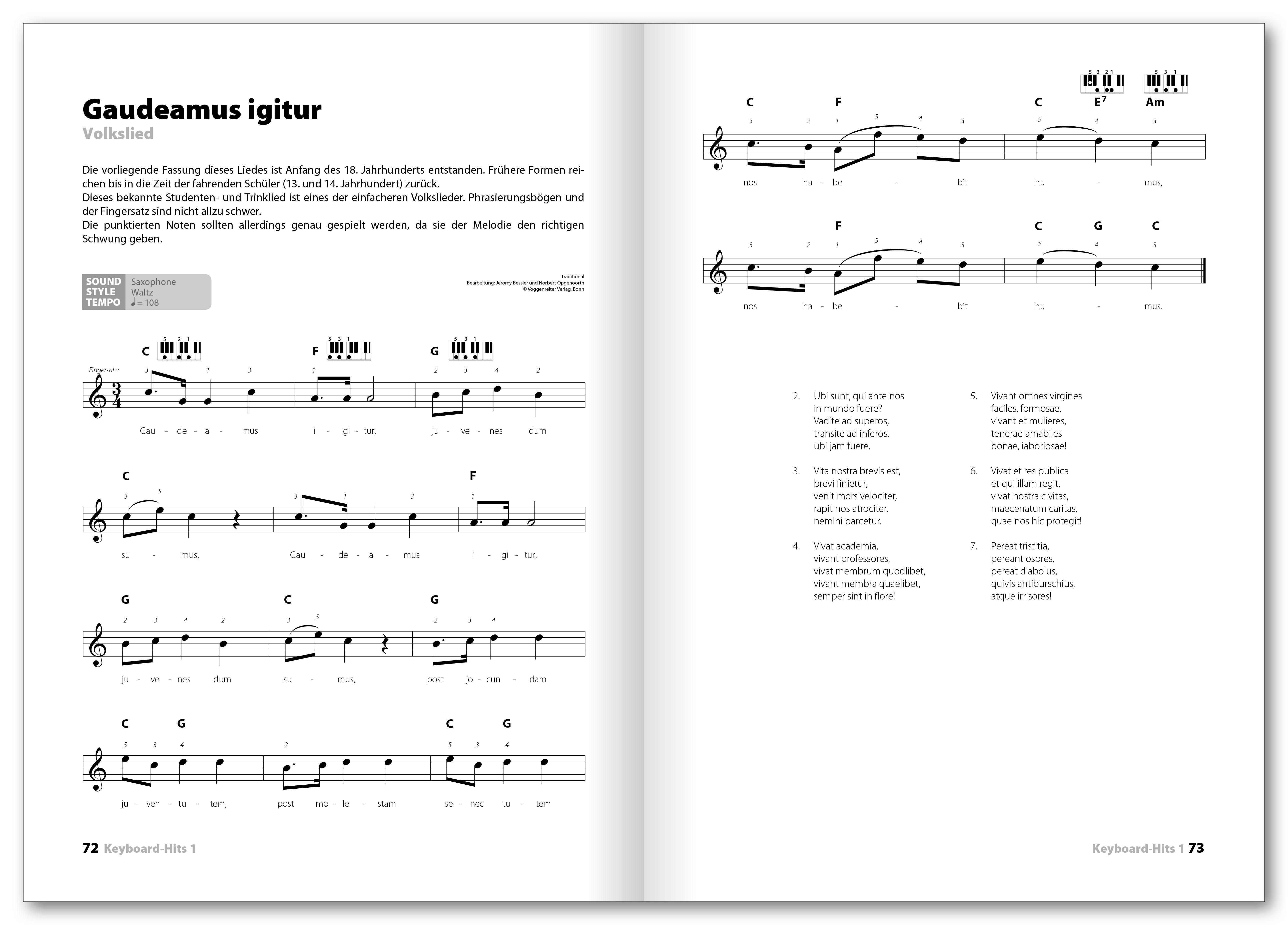 Beispielinhalt (Bild) Keyboard Hits 1