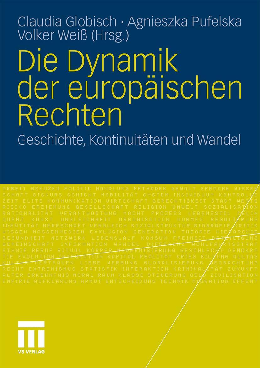 Vorderes Coverbild Die Dynamik der europäischen Rechten