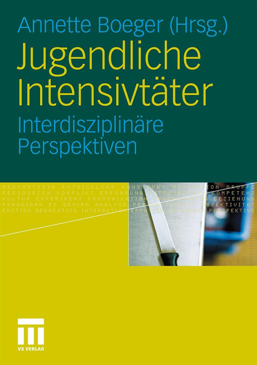 Vorderes Coverbild Jugendliche Intensivtäter