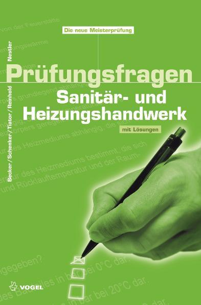 Vorderes Coverbild Prüfungsfragen Sanitär- und Heizungshandwerk