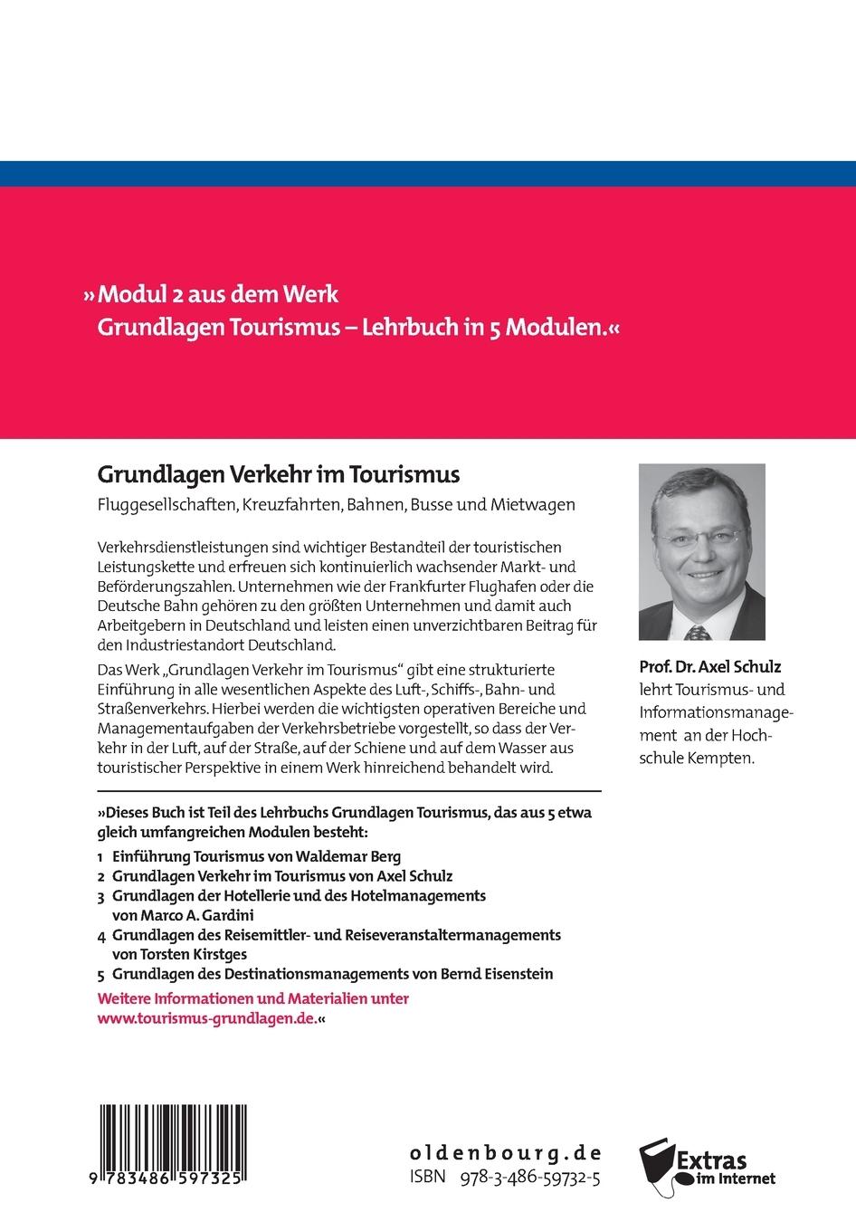Rückseitencover Grundlagen Verkehr im Tourismus