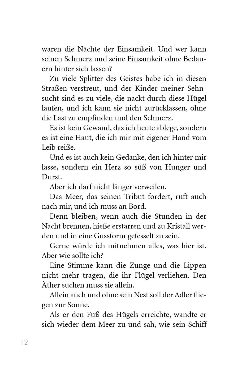 Beispielinhalt (Bild) Der Prophet. Der Narr. Der Wanderer