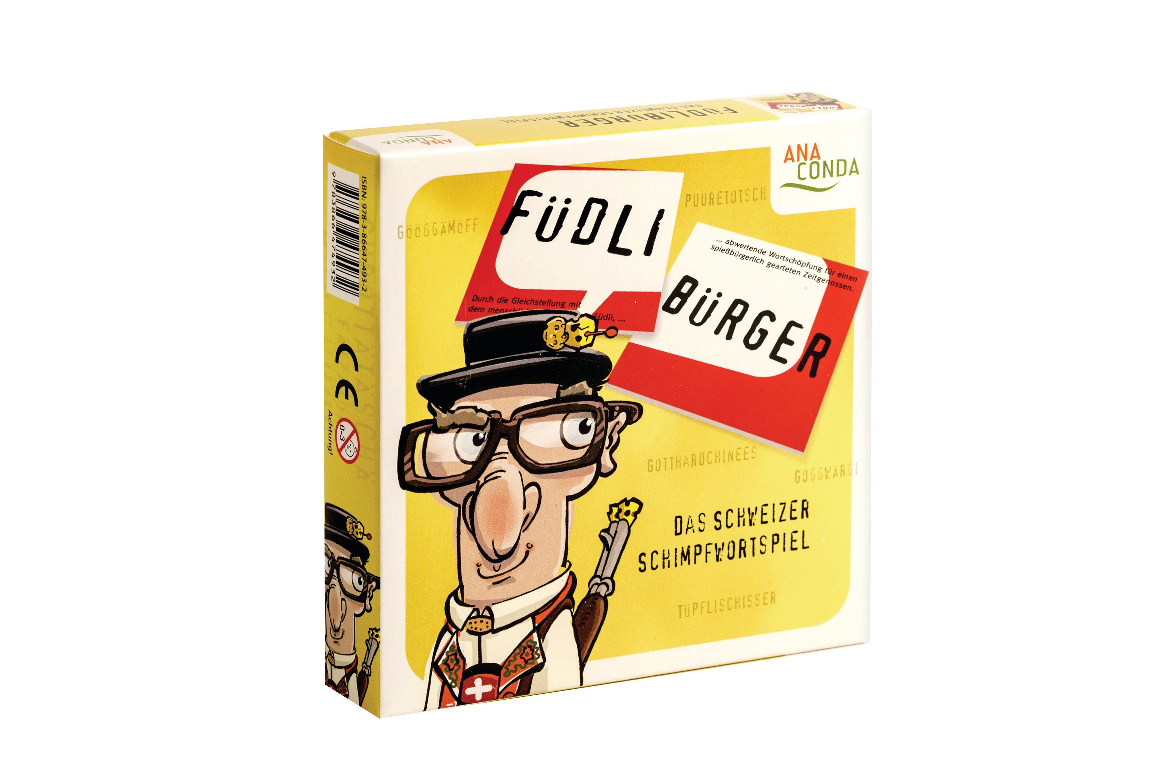 Vorderes Coverbild Füdlibürger - Das Schweizer Schimpfwortspiel