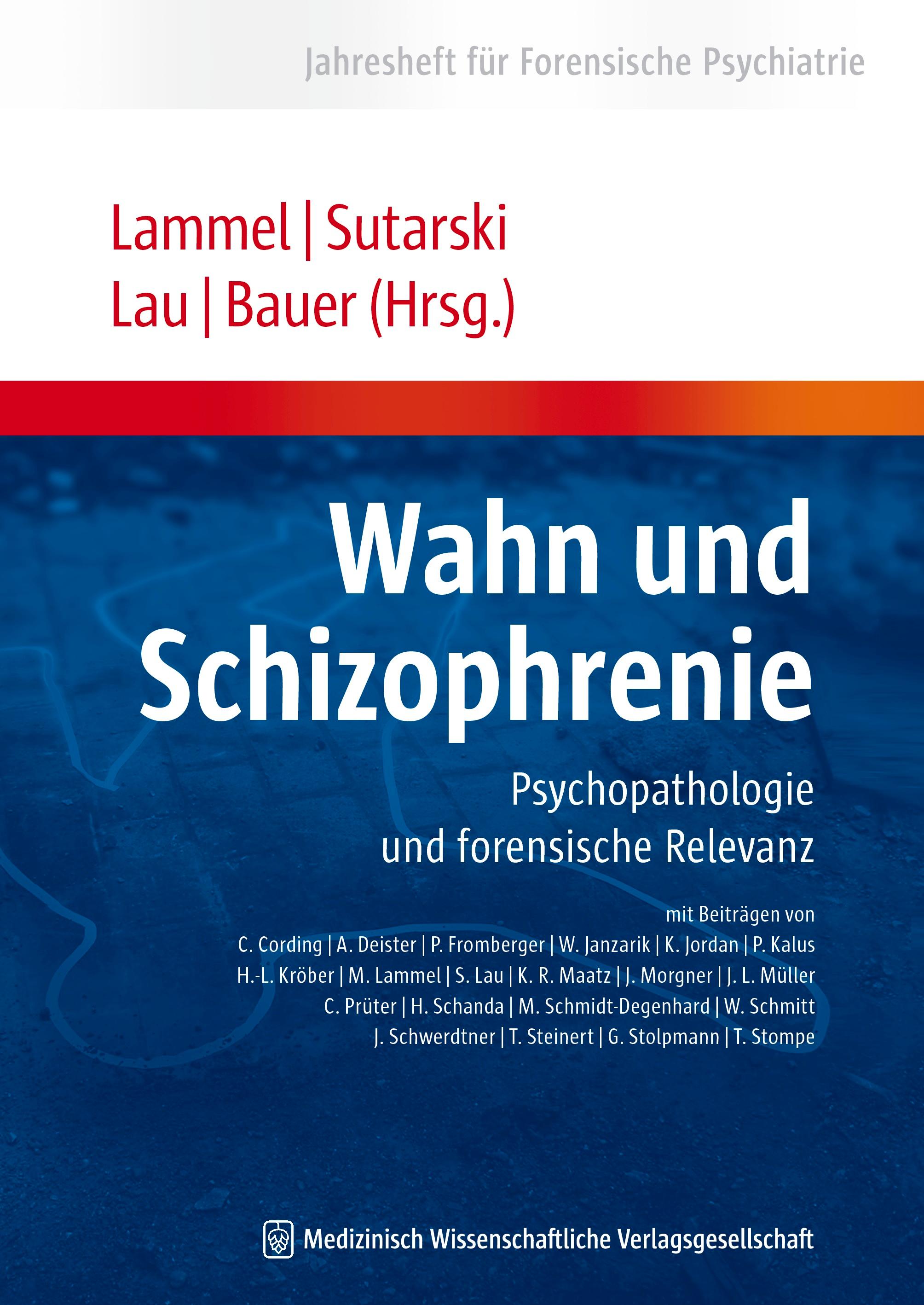 Vorderes Coverbild Wahn und Schizophrenie