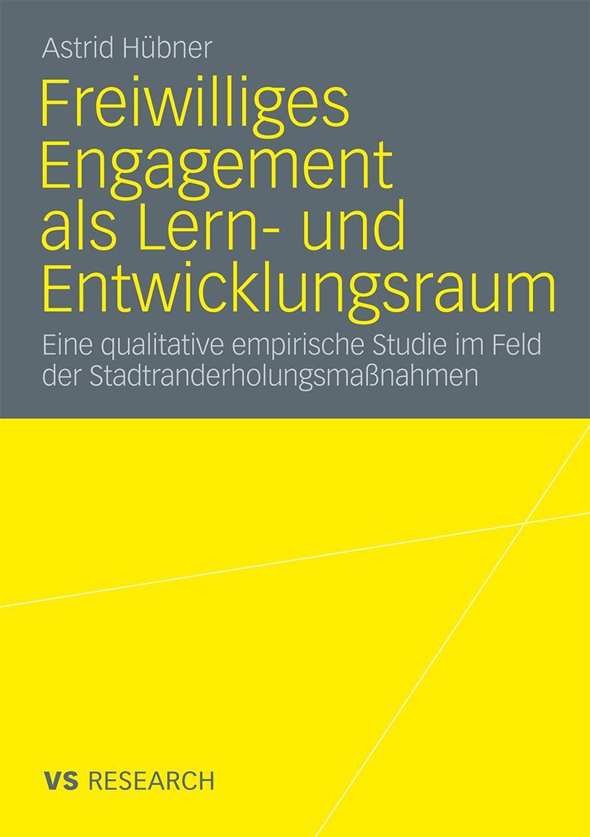 Vorderes Coverbild Freiwilliges Engagement als Lern- und Entwicklungsraum