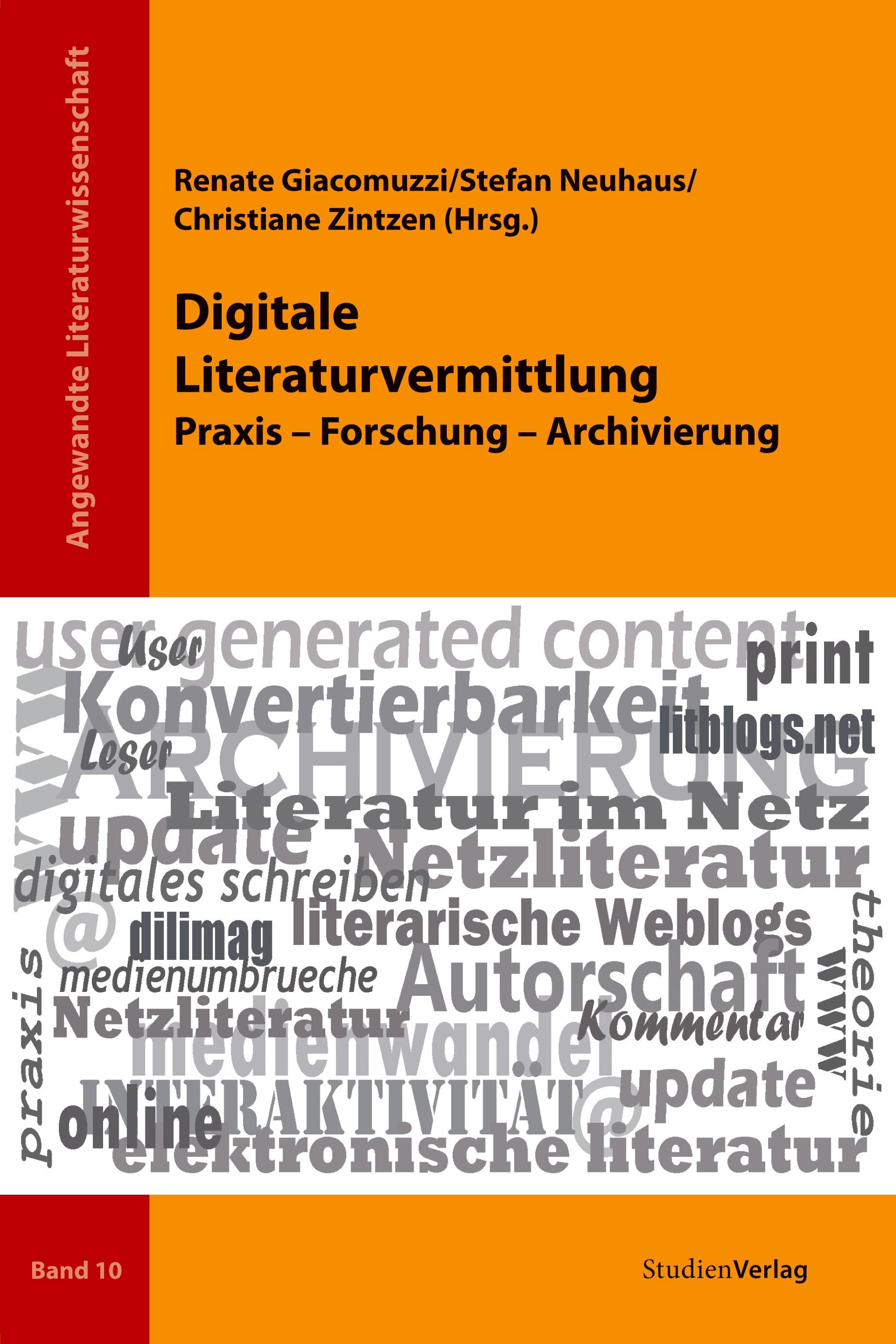 Vorderes Coverbild Digitale Literaturvermittlung