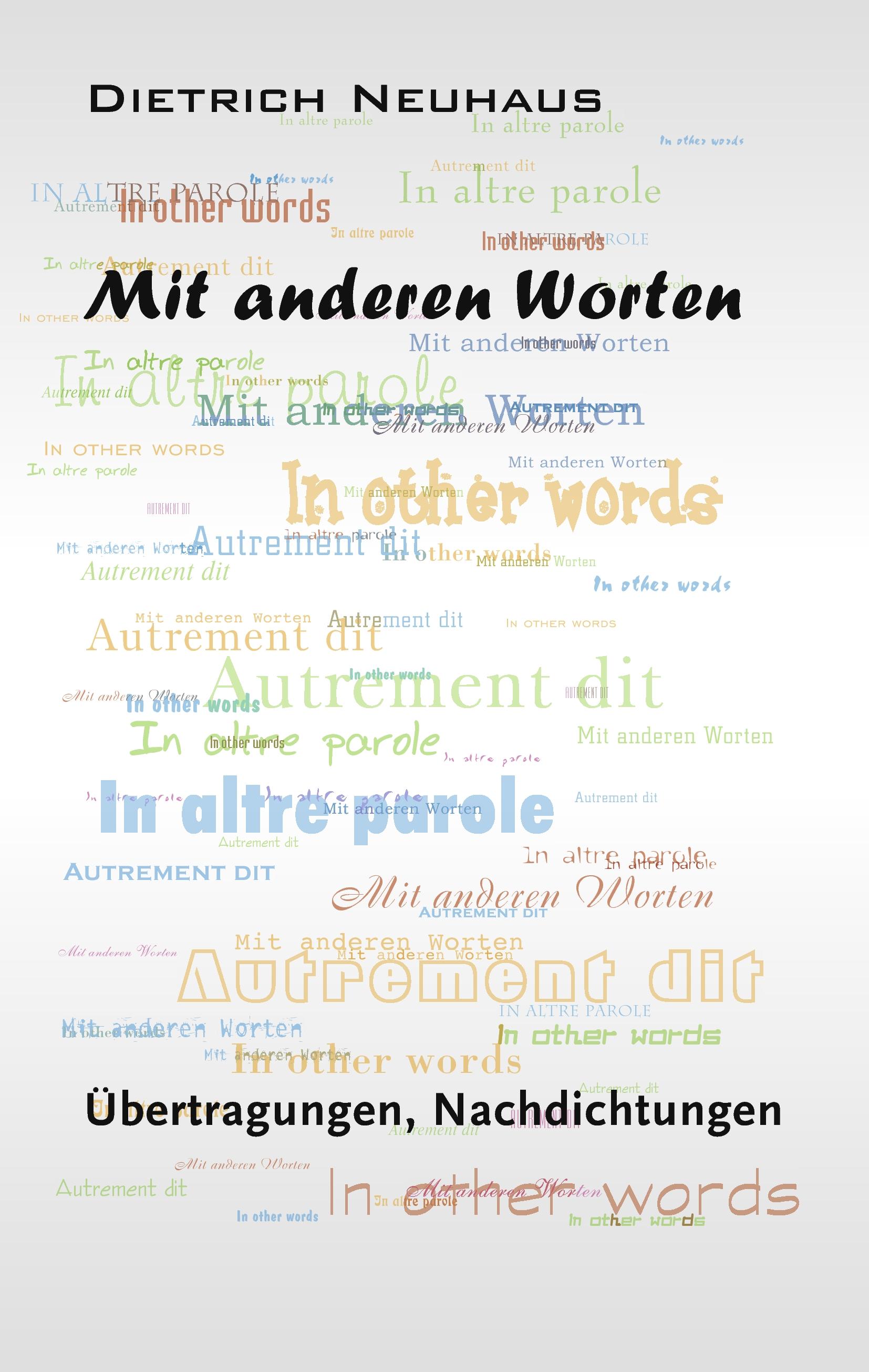 Vorderes Coverbild Mit anderen Worten