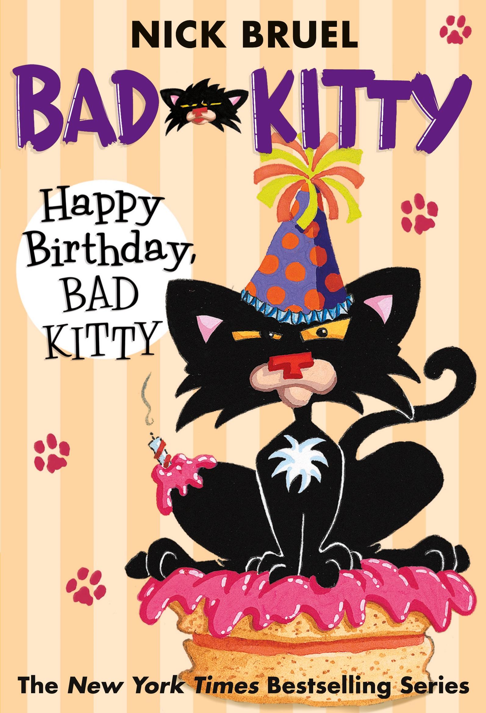 Vorderes Coverbild Happy Birthday, Bad Kitty (paperback black-and-white edition)