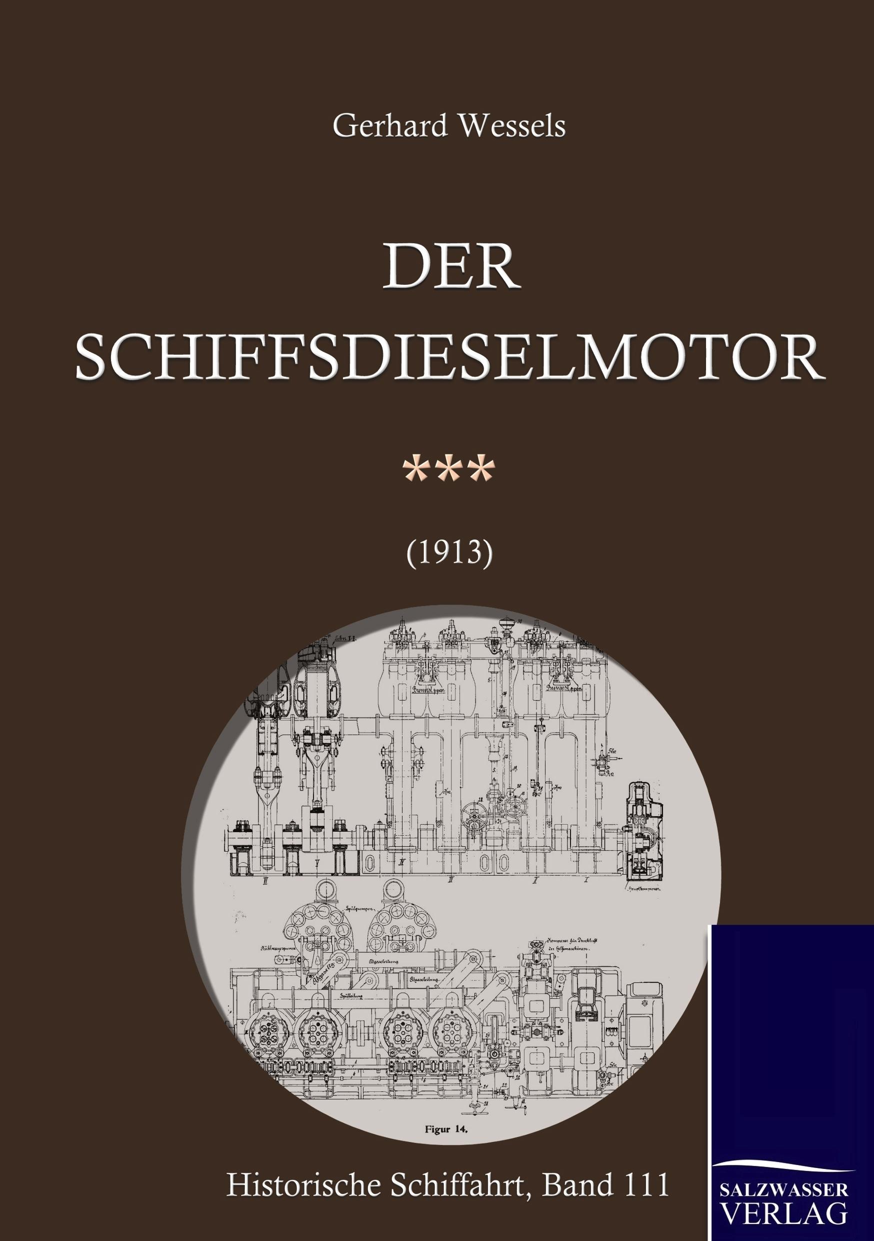 Vorderes Coverbild Schiffsdieselmotoren (1913)