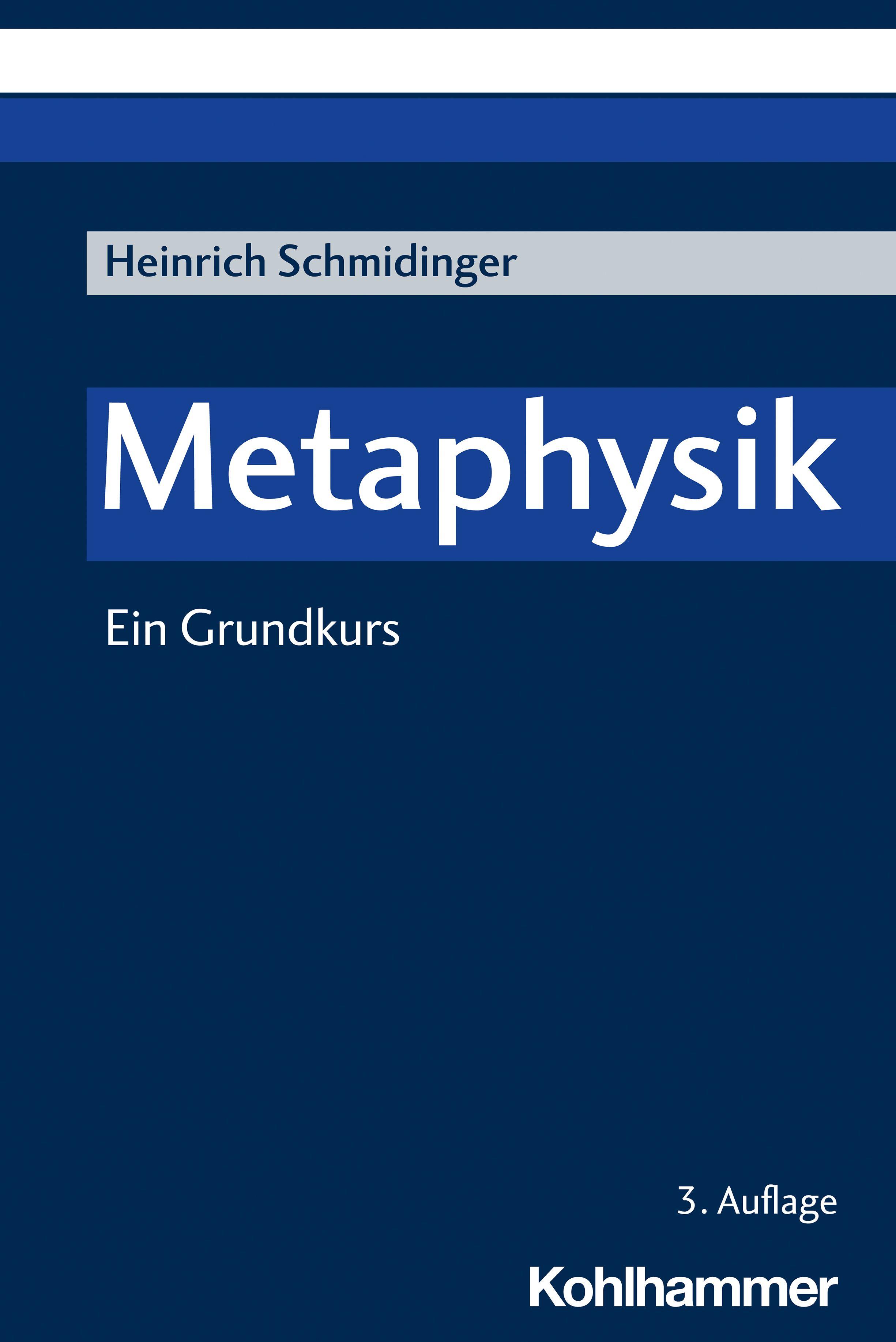 Vorderes Coverbild Metaphysik