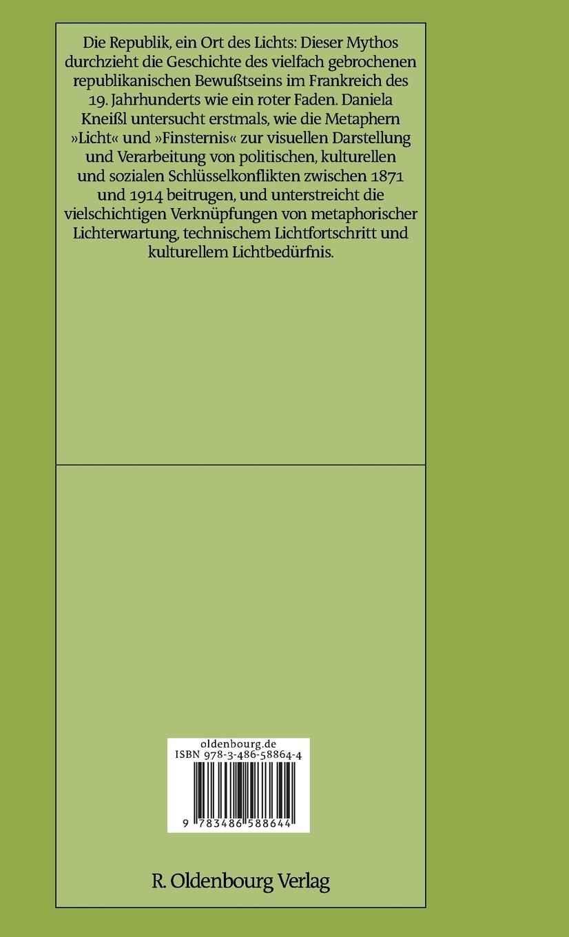 Rückseitencover Die Republik im Zwielicht