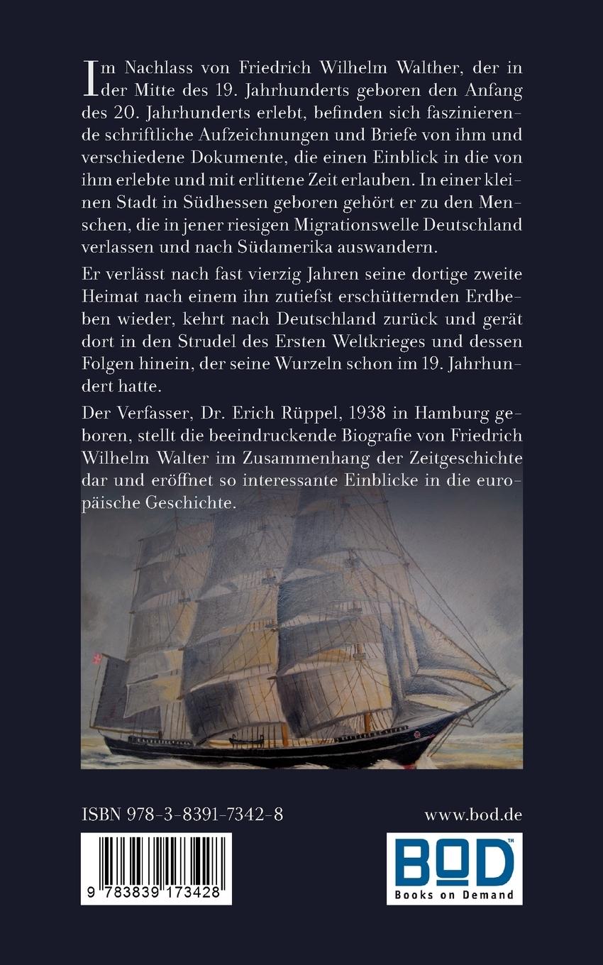 Rückseitencover Nach Valparaiso und zurück