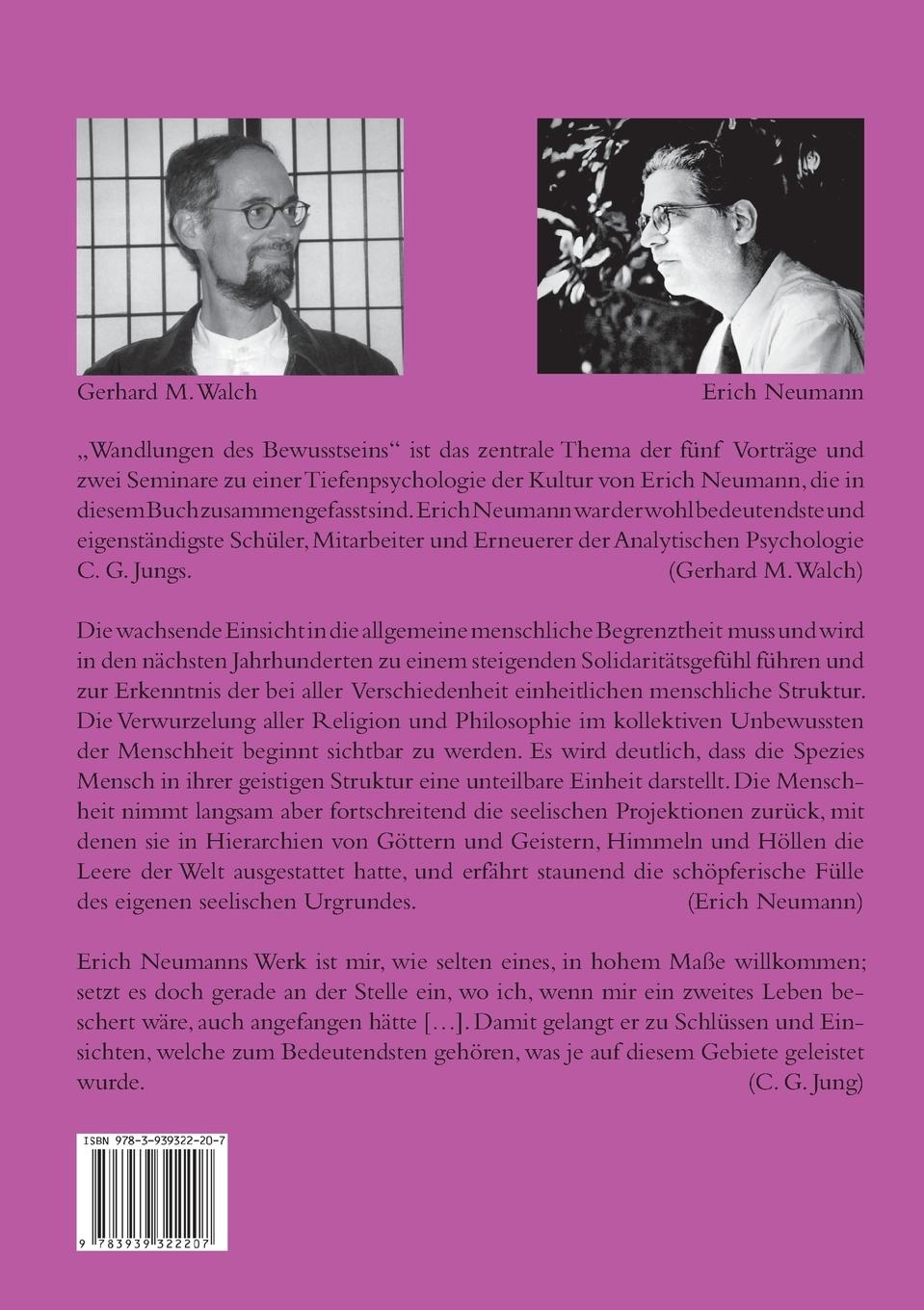 Rückseitencover Wandlungen des Bewusstseins