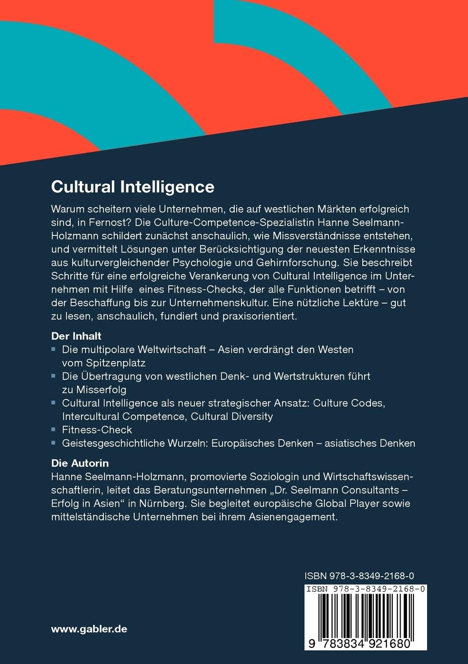 Rückseitencover Cultural Intelligence