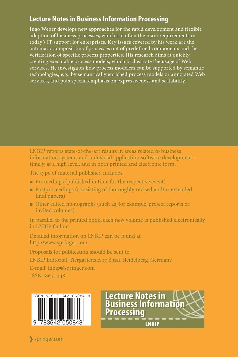 Rückseitencover Semantic Methods for Execution-level Business Process Modeling