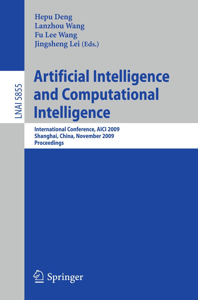 Vorderes Coverbild Artificial Intelligence and Computational Intelligence
