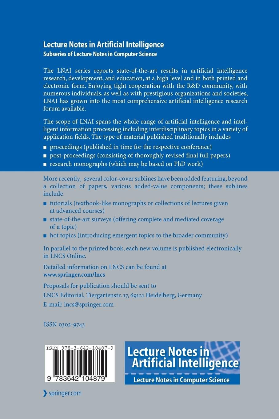 Rückseitencover Knowledge Science, Engineering and Management