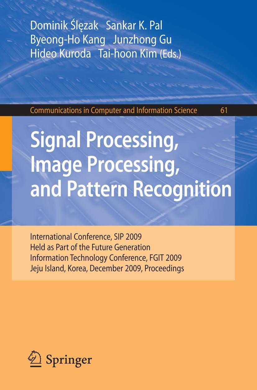 Vorderes Coverbild Signal Processing, Image Processing and Pattern Recognition,