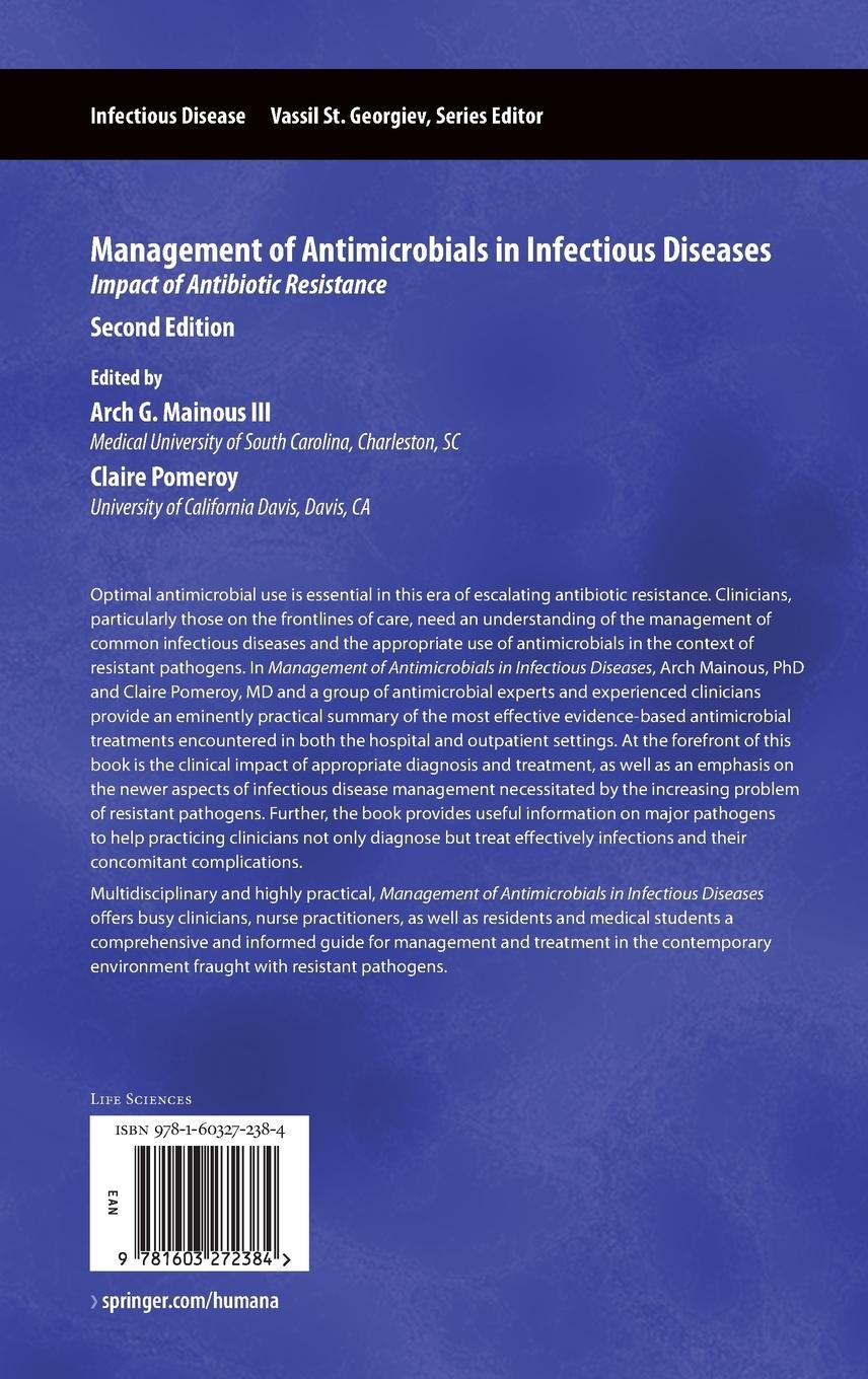 Rückseitencover Management of Antimicrobials in Infectious Diseases