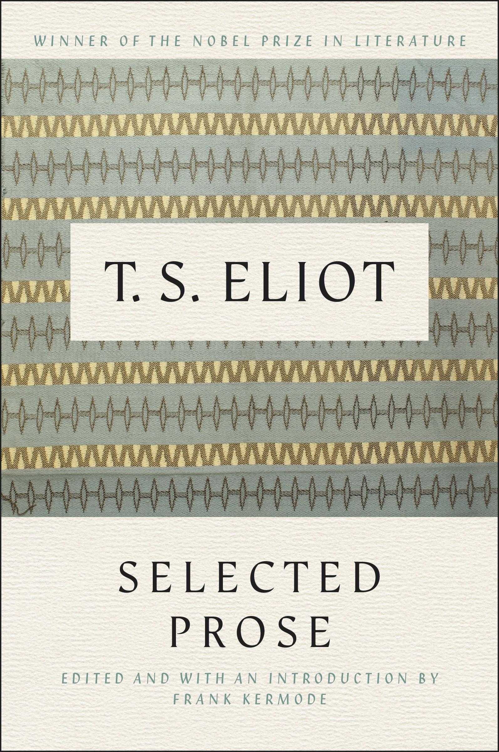 Vorderes Coverbild Selected Prose of T.S. Eliot