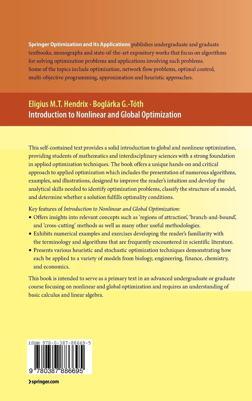 Rückseitencover Introduction to Nonlinear and Global Optimization