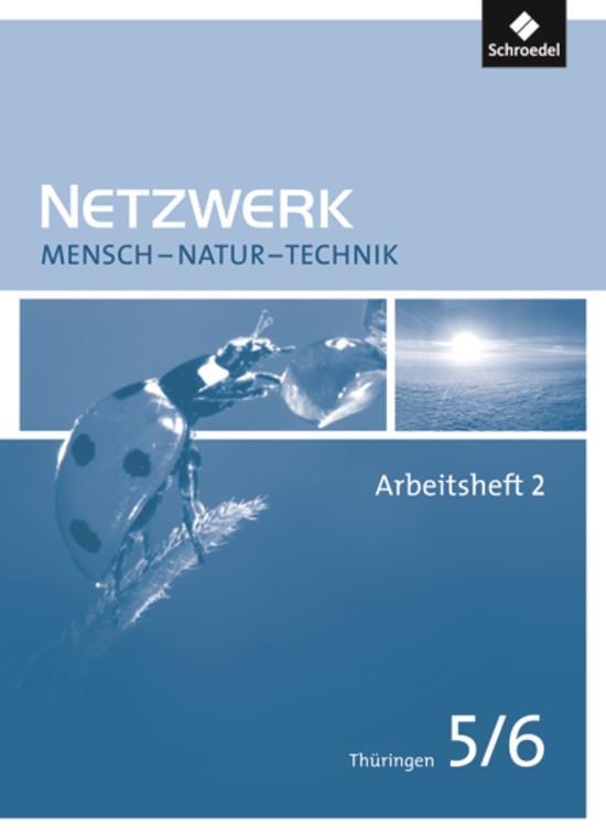Vorderes Coverbild Netzwerk Mensch Natur Technik 2. Arbeitsheft. Thüringen